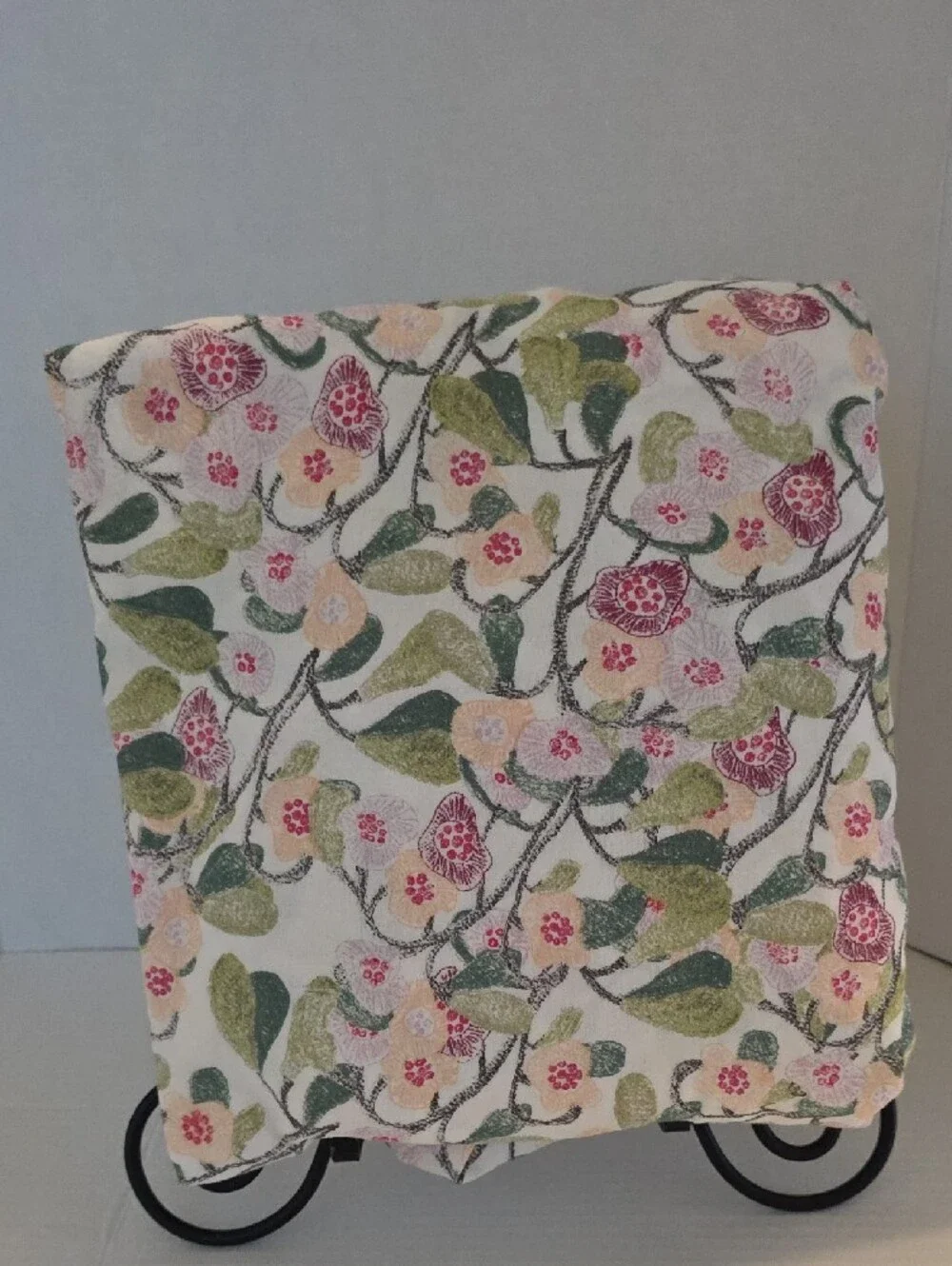 Opalhouse Jungalow Autumn Blossom Floral Pink Greens Vines Cotton Twin Sheet Set